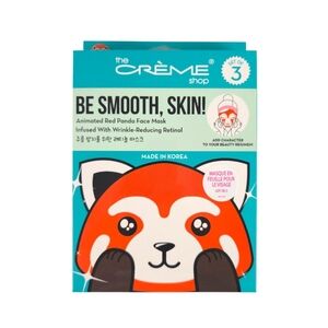 The Crème Shop Animated Red Panda Face Mask Set of 3 – Wrinkle Reducing Retinol